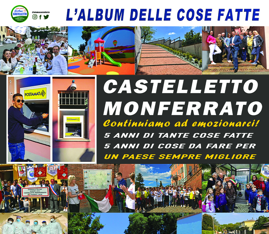 L’ALBUM DELLE COSE FATTE… Dalle parole ai&nbsp;fatti!