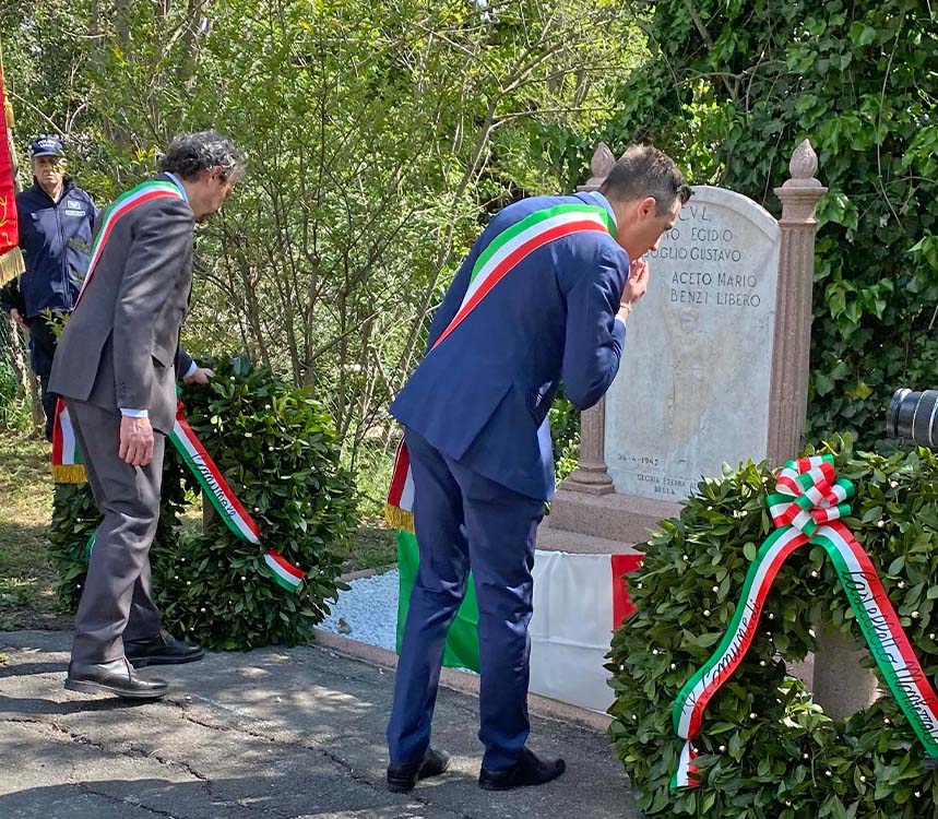 78° Festa della Liberazione: posizionata una pietra di inciampo per Luigi Robuffo