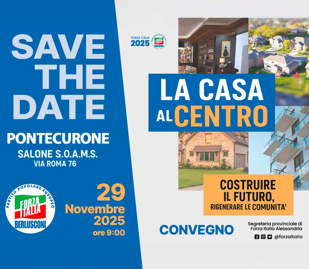 La Casa al Centro, Pontecurone 29 Novembre&nbsp;2025